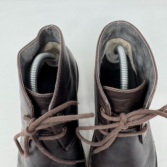 UGG Australia Leighton Chukka‎ Desert Leather Boots Black 3275 Men\'s Size 8.5 main image 6
